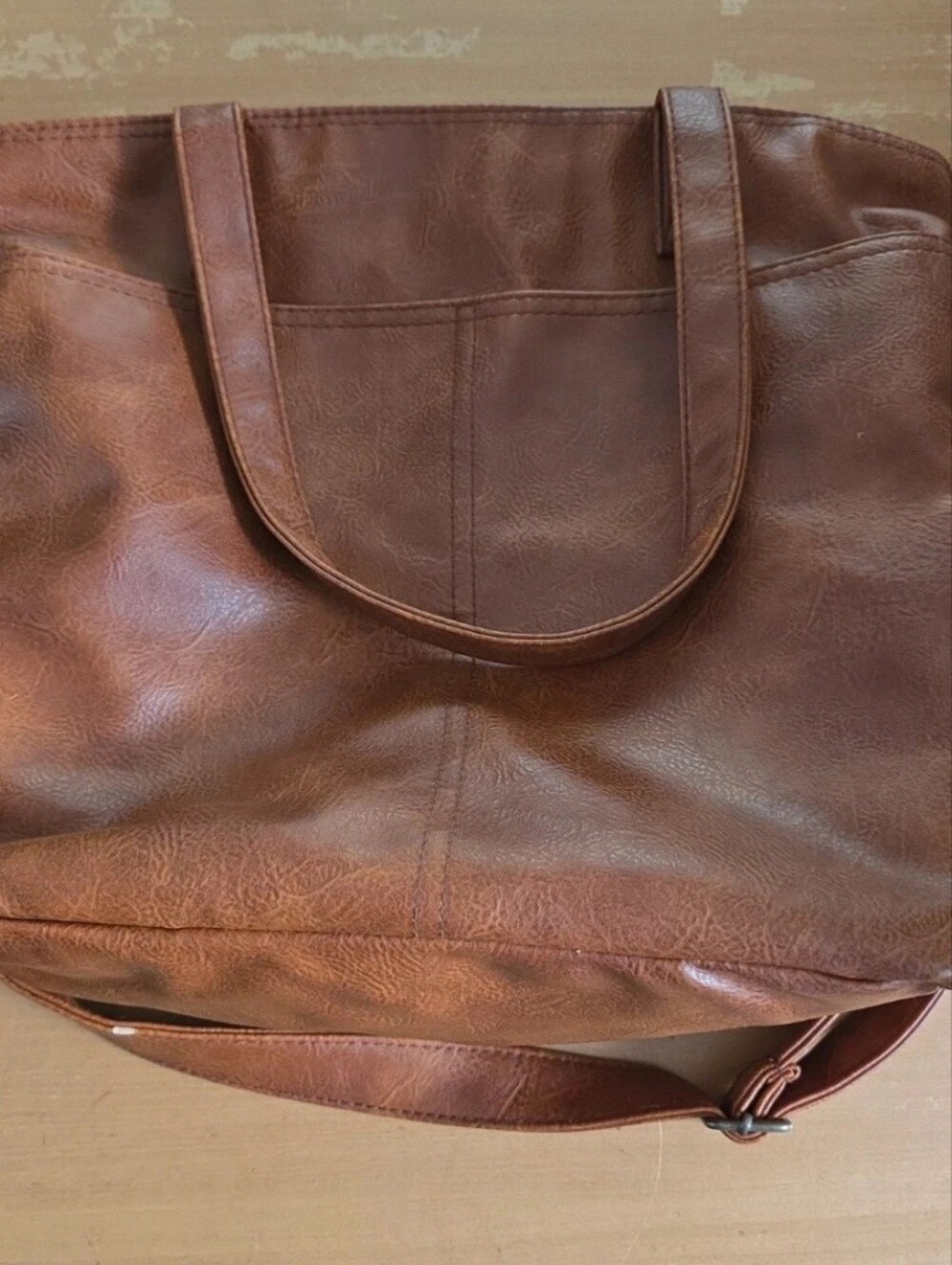 Brown Leather Tote Bag - Classic Carryall